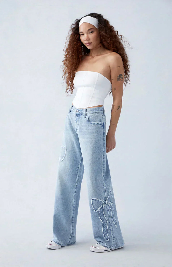 Belle | Bow Jeans 